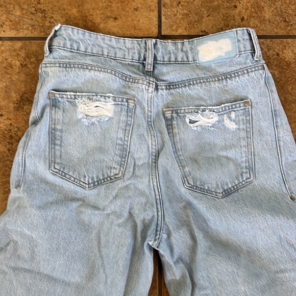 Zara high rise light wash wide leg jeans - Picture 4 of 4